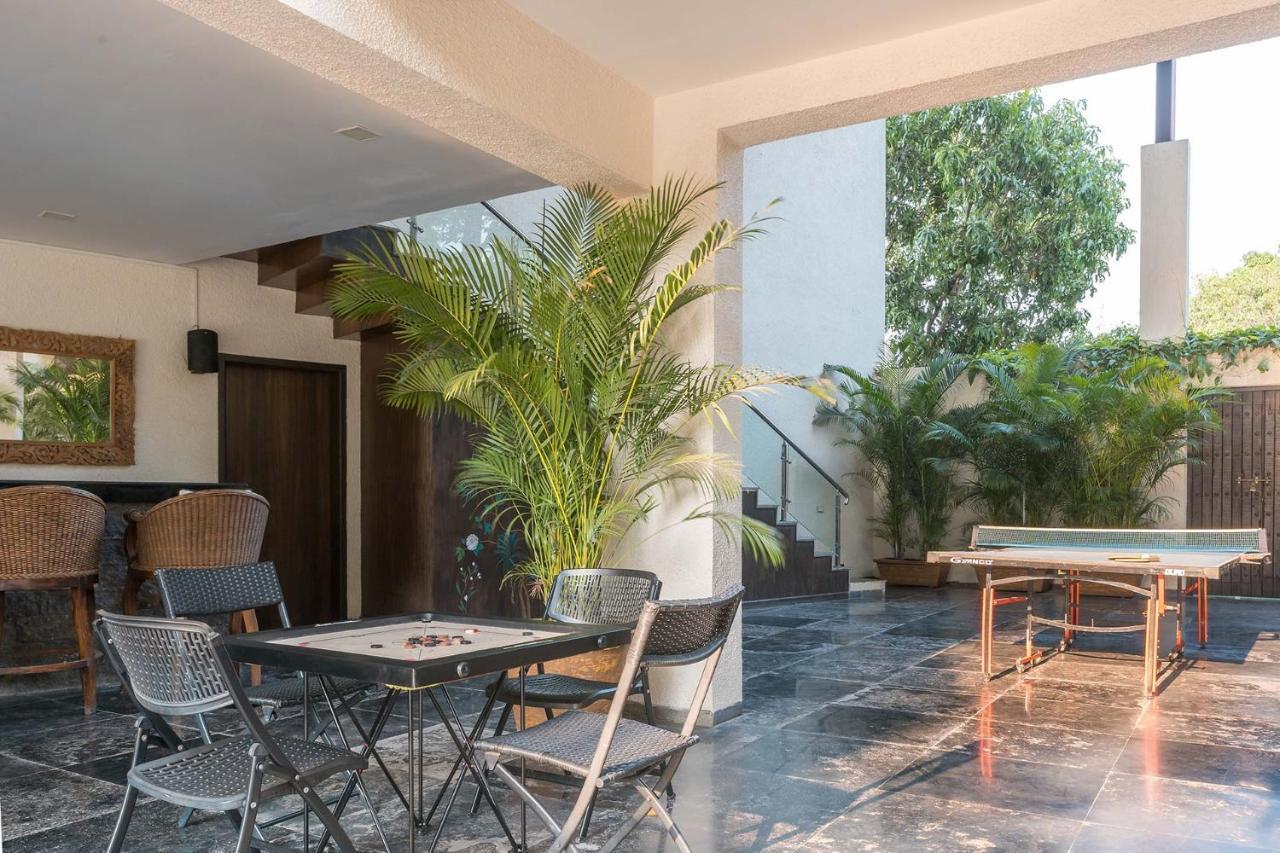 The Leaf By Stayvista - An Enchanting Escape Offering A Pool, Terrace, Lush Lawn, Contemporary Interiors, And Indoor Games Alībāg Ngoại thất bức ảnh